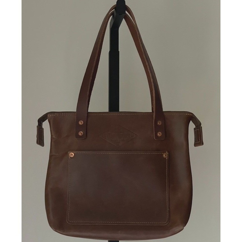 Lifetime Leather Co Lifetime Tote Large Brown Full Grain Leather USA
